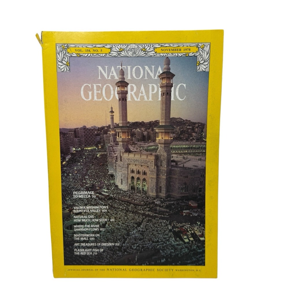 NATIONAL GEOGRAPHIC Magazine November 1978 Mecca Volume #154 Issue #5 Vintage